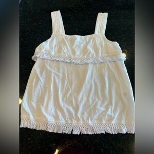 J. Crew White Halter with Fun Straps Size XS